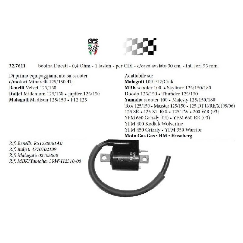 Coil Yamaha/GasGas/HM/Husaberg
