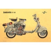 Lambretta Poster LD cutaway