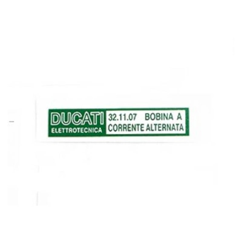 Sticker HT Coil 'Ducati'