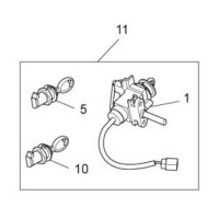 Lock Set Scarabeo 125/200 Lite