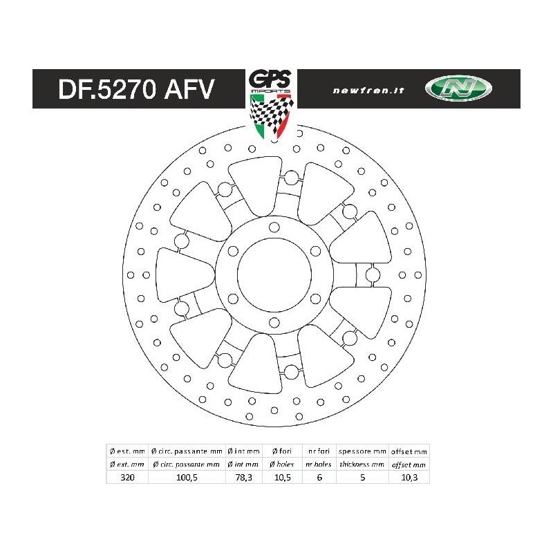 Front Brake Disc Triumph