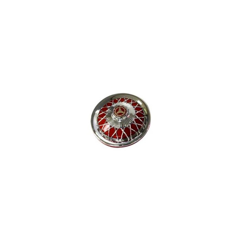 Wheel Trim 8 inch Red Spoked