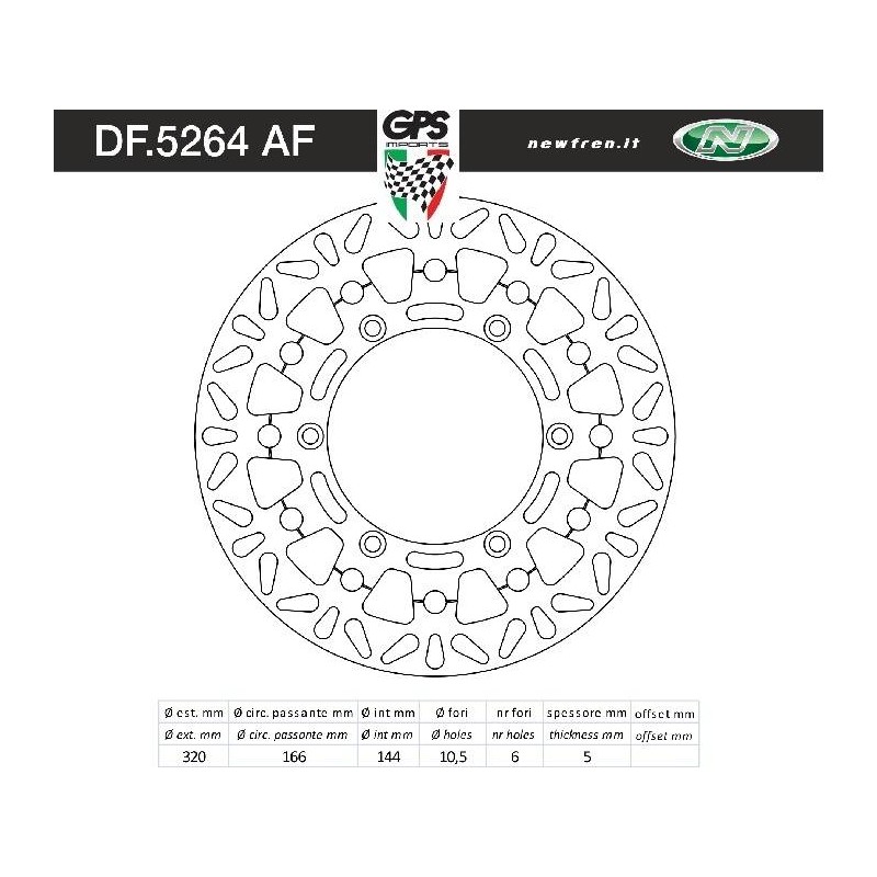 Front Brake Disc Triumph