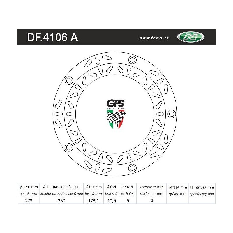 Front Disc SYM MX, VS, Joyride