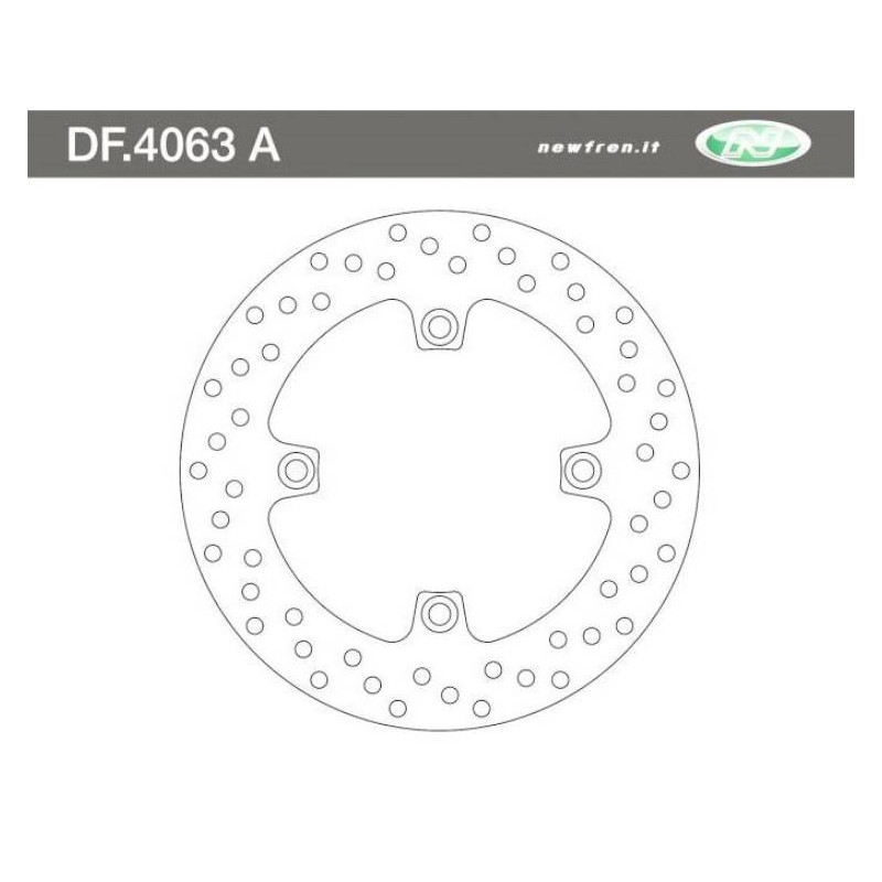 Disc 250mm Burg 650 Rear