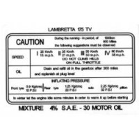 Run In Sticker TV175