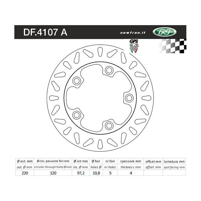 Front Disc SYM HD '03+