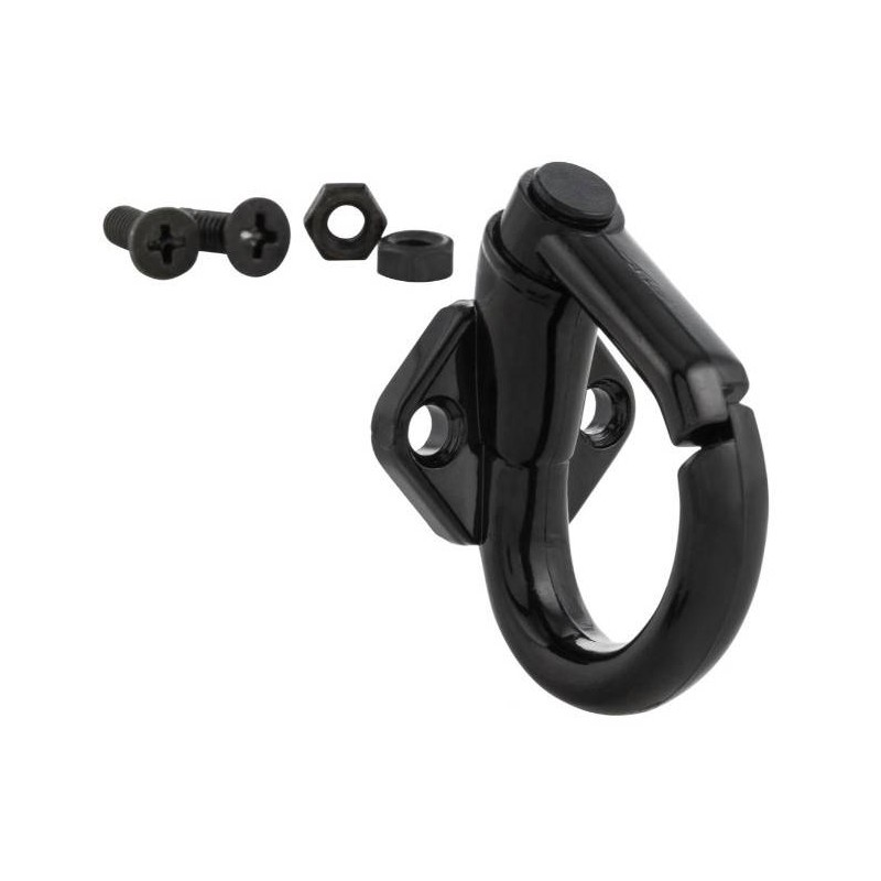 Bag Hook Black Alloy