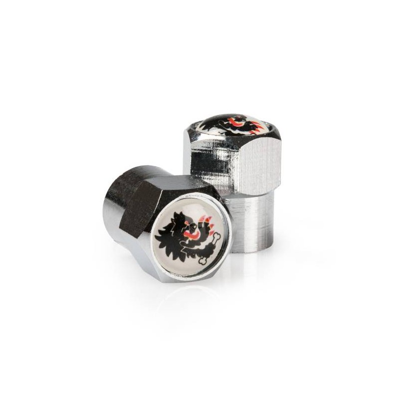 Malossi Valve Cap Set White