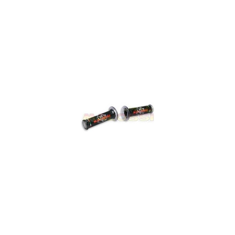 2 Black Grips with Tribal Logo