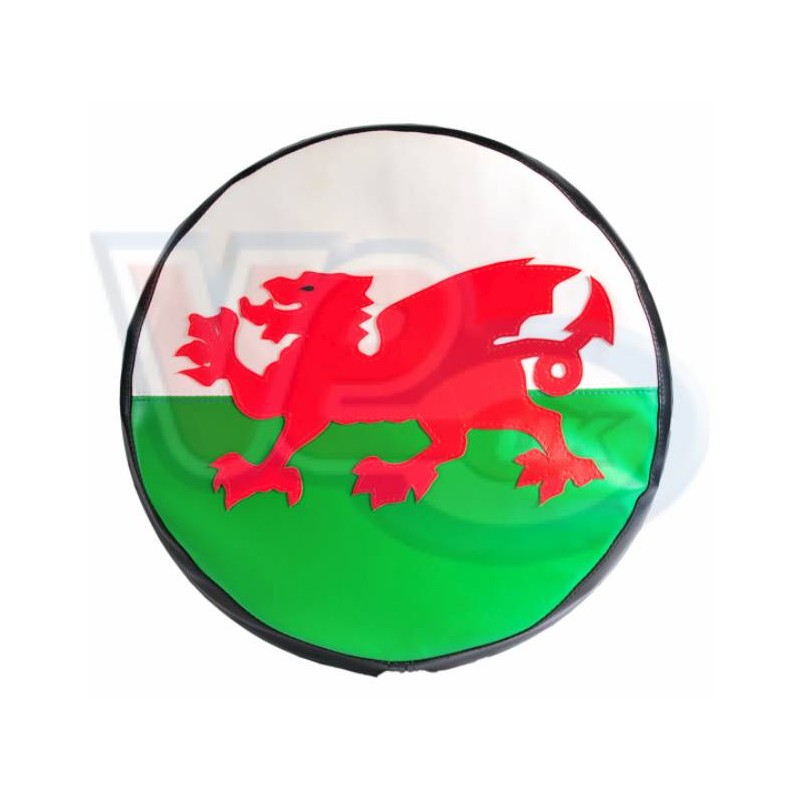 Spare Wheel Cover Welsh Flag