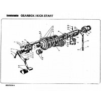 L04 Gearbox/Kickstart/Rear Axle